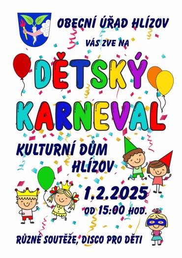 Dětský karneval v Hlízově