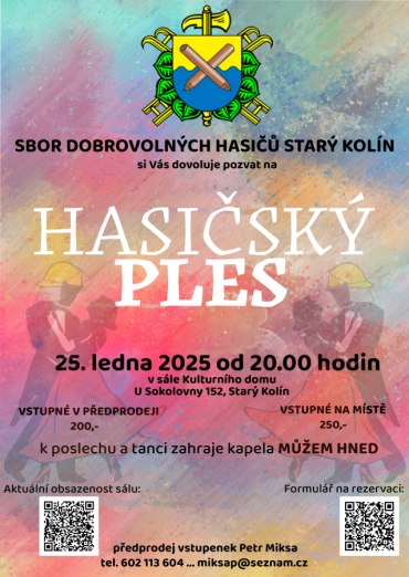 Hasičský ples - Starý Kolín