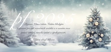 Dovolená obecního úřadu od 23. 12. 2024 do 3. 1. 2025